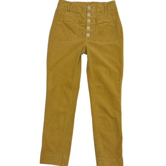 Free People 0 If you love something button fly high rise pant P 2882 - Picture 11 of 11